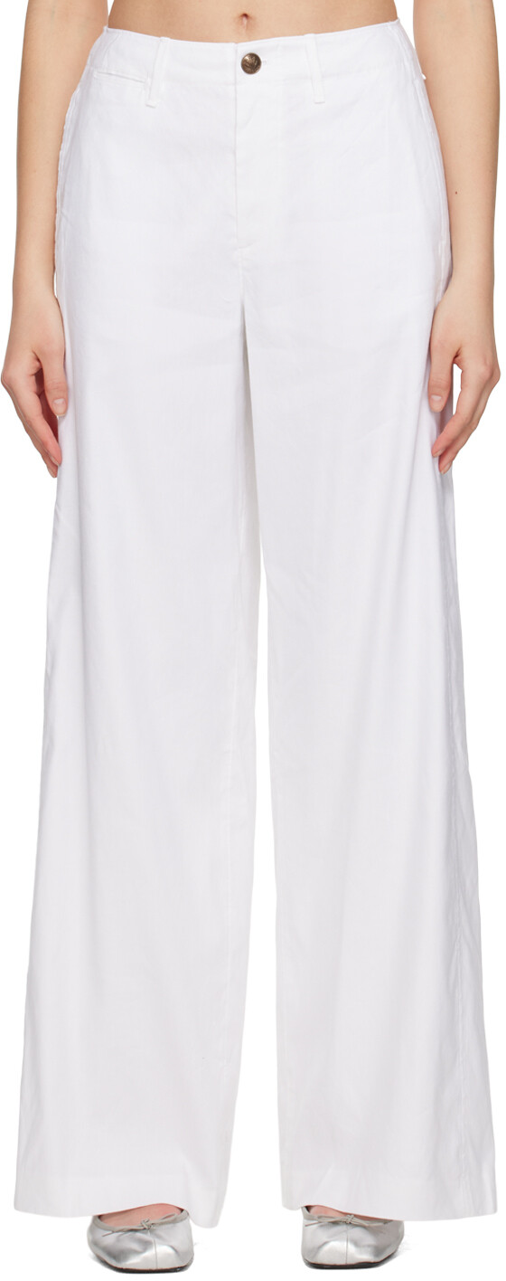 

Белые брюки Sofie rag & bone, Белый, Белые брюки Sofie rag & bone