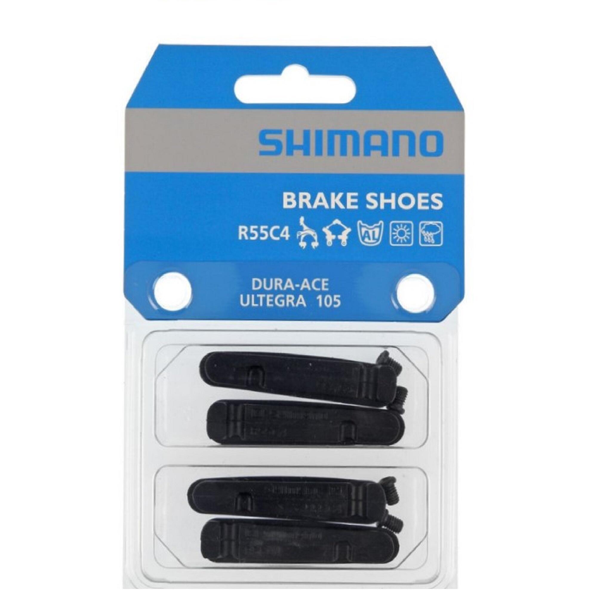 4 Тормозные колодки Shimano R55C4 Ultegra/Dura Ace вкладыш тормозной колодки шоссейный shimano r55c4 2 пары для da ultegra 105 y8l298062