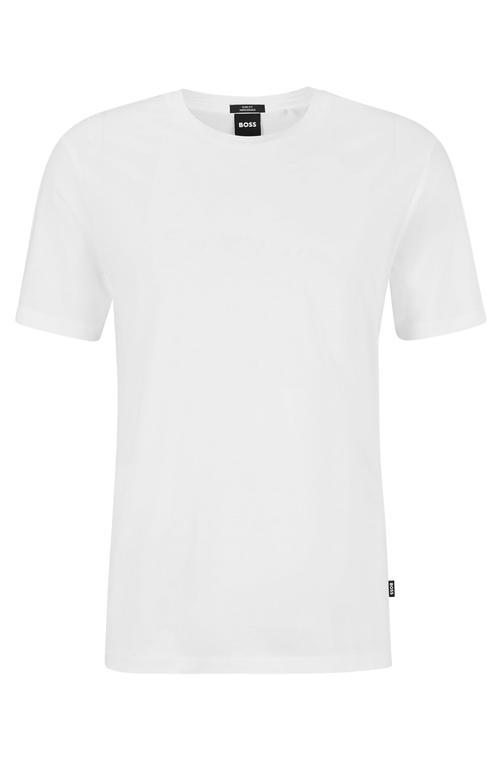 

Футболка Boss Slim-fit Short-sleeved In Mercerized Cotton, белый