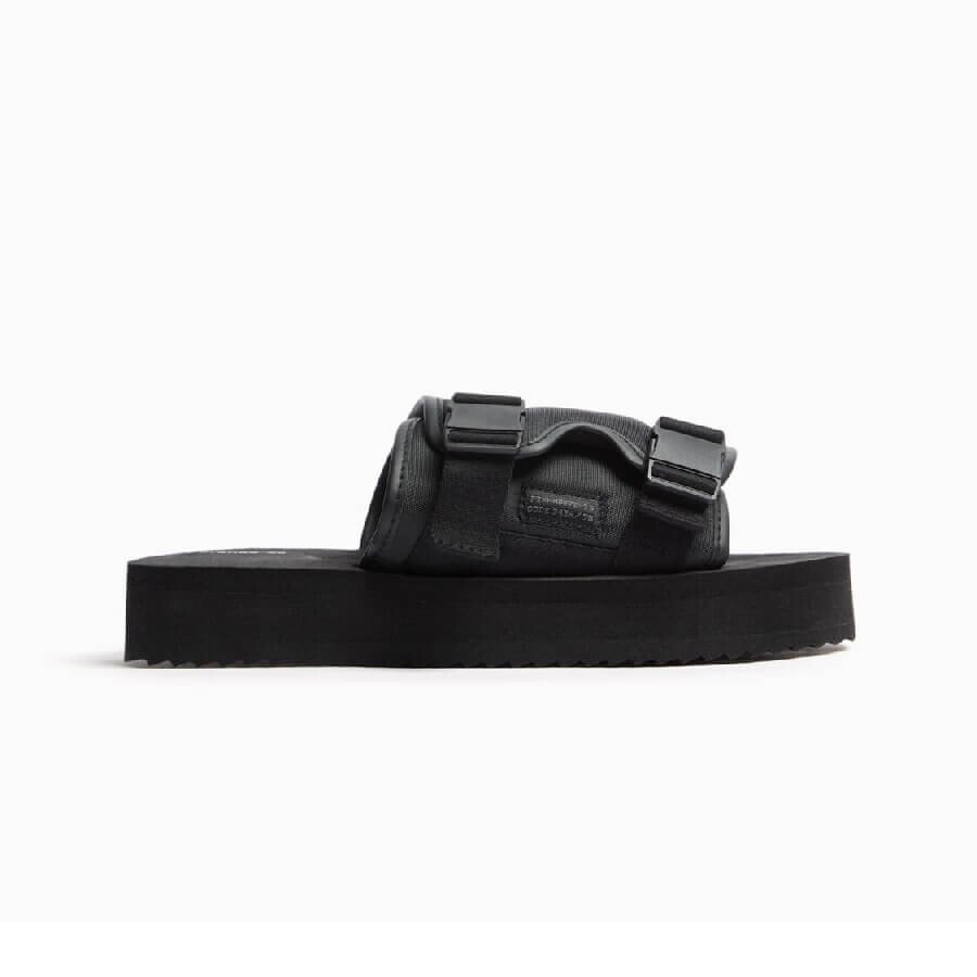 

Сандалии Bershka Chunky Quilted, черный