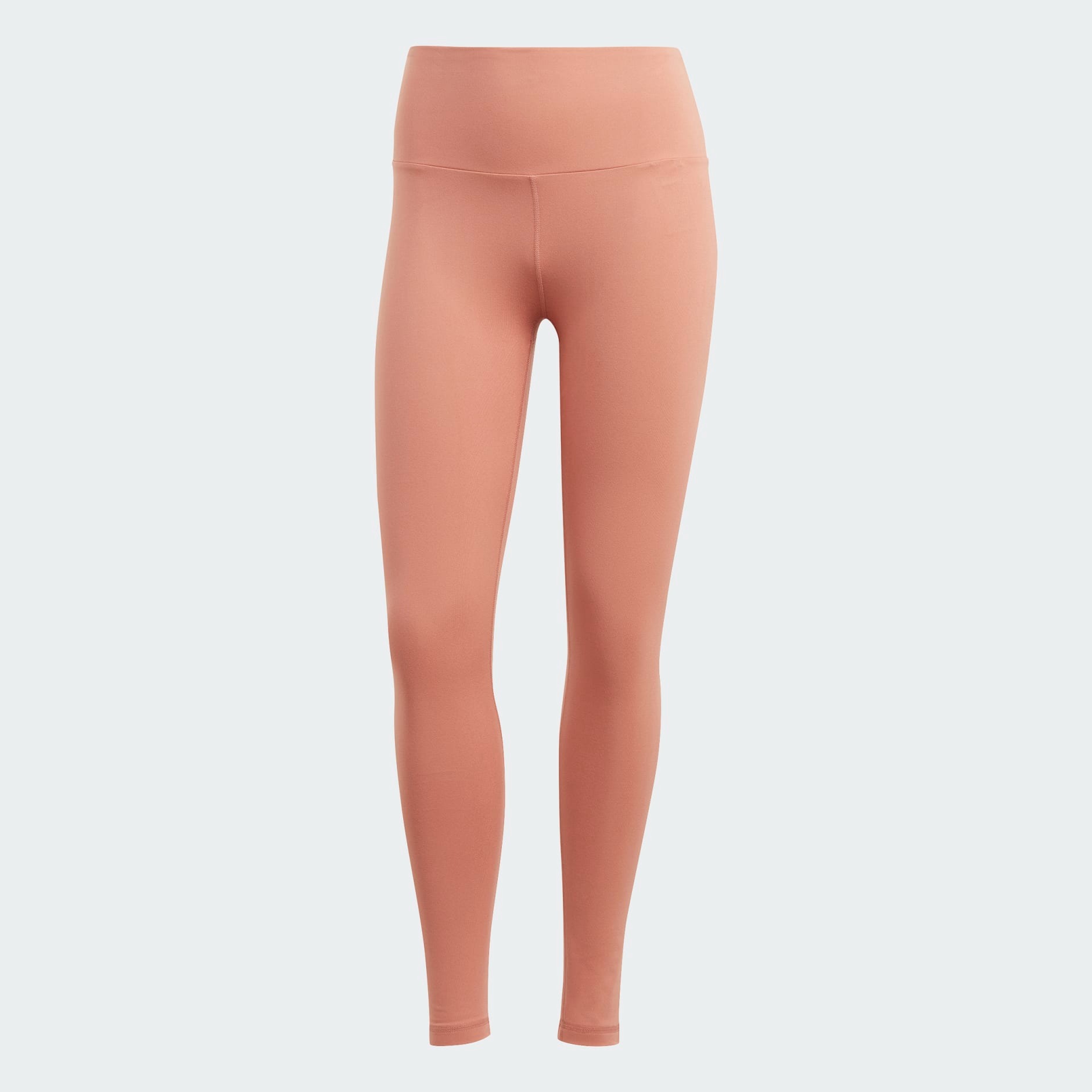 

Леггинсы Adidas Yoga Essentials High-waisted, серовато-розовый