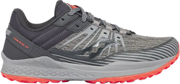 

Кроссовки Saucony Mad River TR 2 Grey ViZi Red, серый