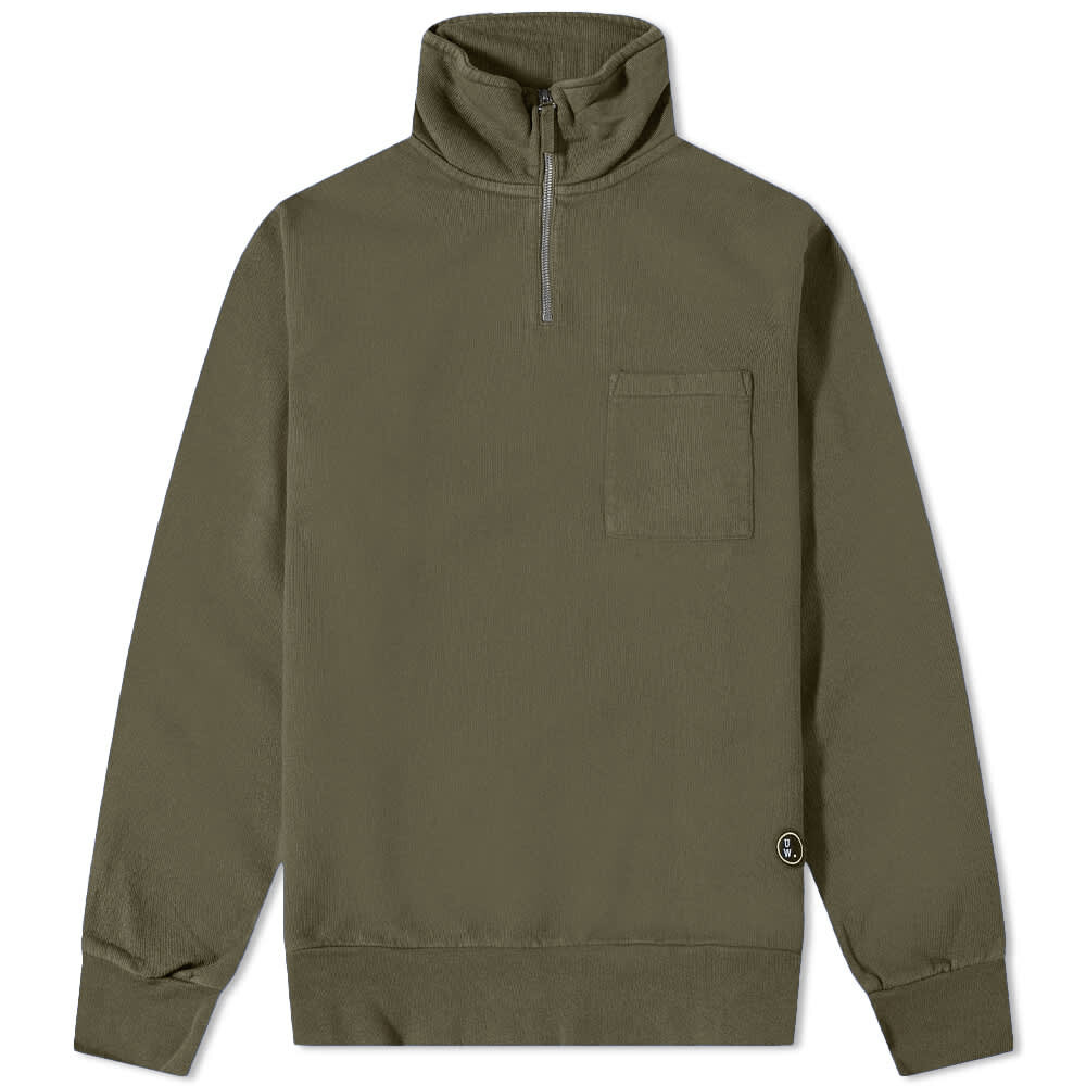 

Толстовка Universal Works Half Zip Sweat, Серый