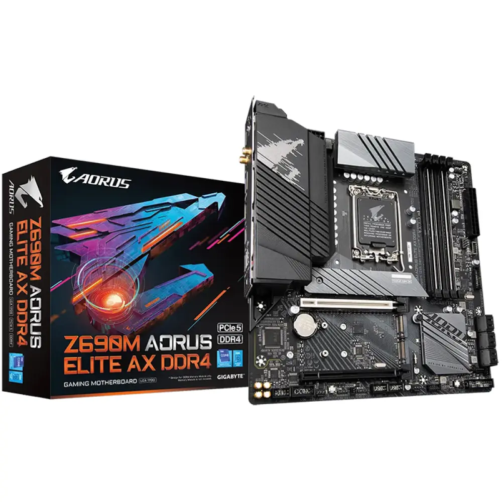 

Материнская плата Gigabyte Z690M AORUS ELITE AX DDR4