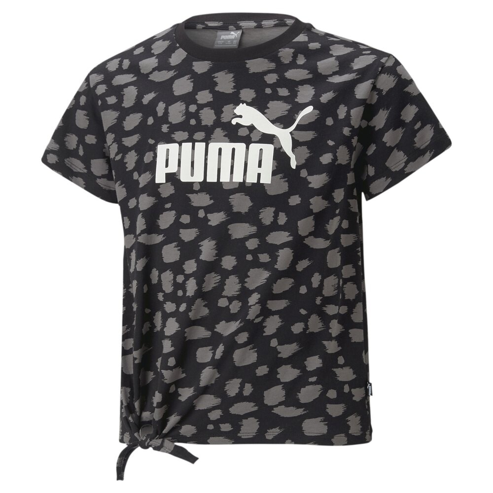

Футболка с коротким рукавом Puma Knotted Animal Print Essential Aop, черный