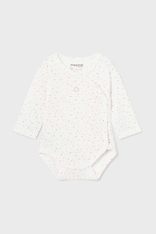 

Хлопковое детское боди Mayoral Newborn, бежевый