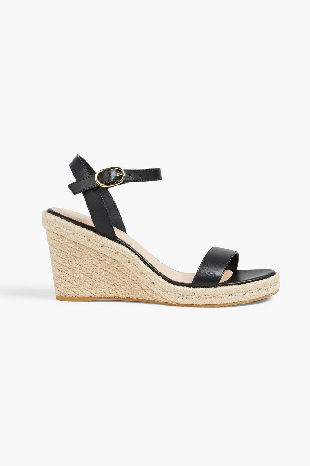 

Кожаные эспадрильи Teddi на танкетке STUART WEITZMAN, черный