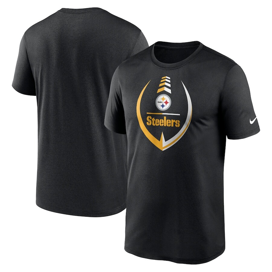 

Футболка с коротким рукавом Nike Pittsburgh Steelers, черный