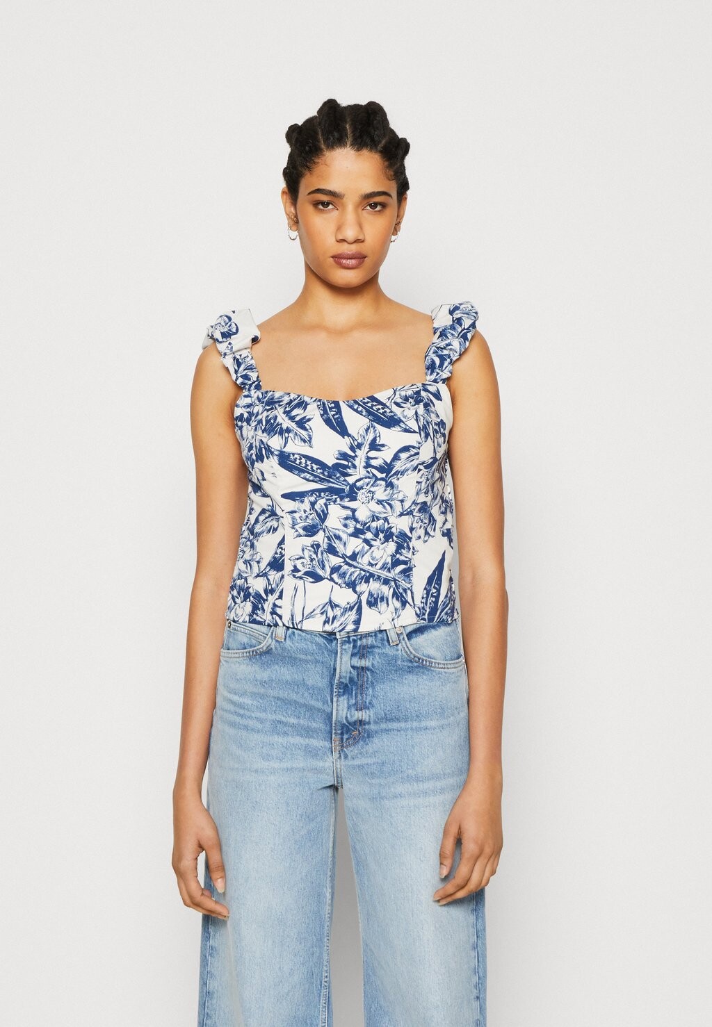 

Топ Abercrombie & Fitch, синий