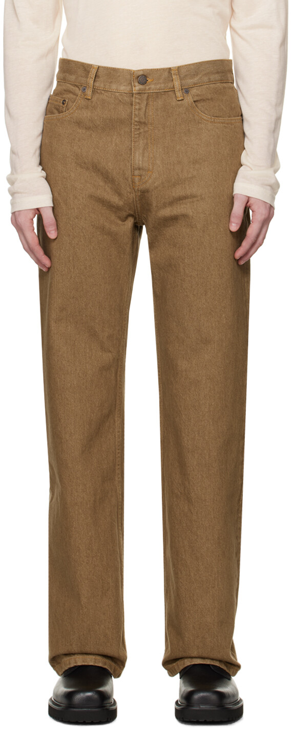 

Коричневые джинсы ботфорта-кейн Filippa K