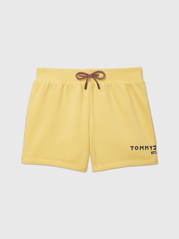 

Детские вязаные шорты с логотипом Tommy Hilfiger