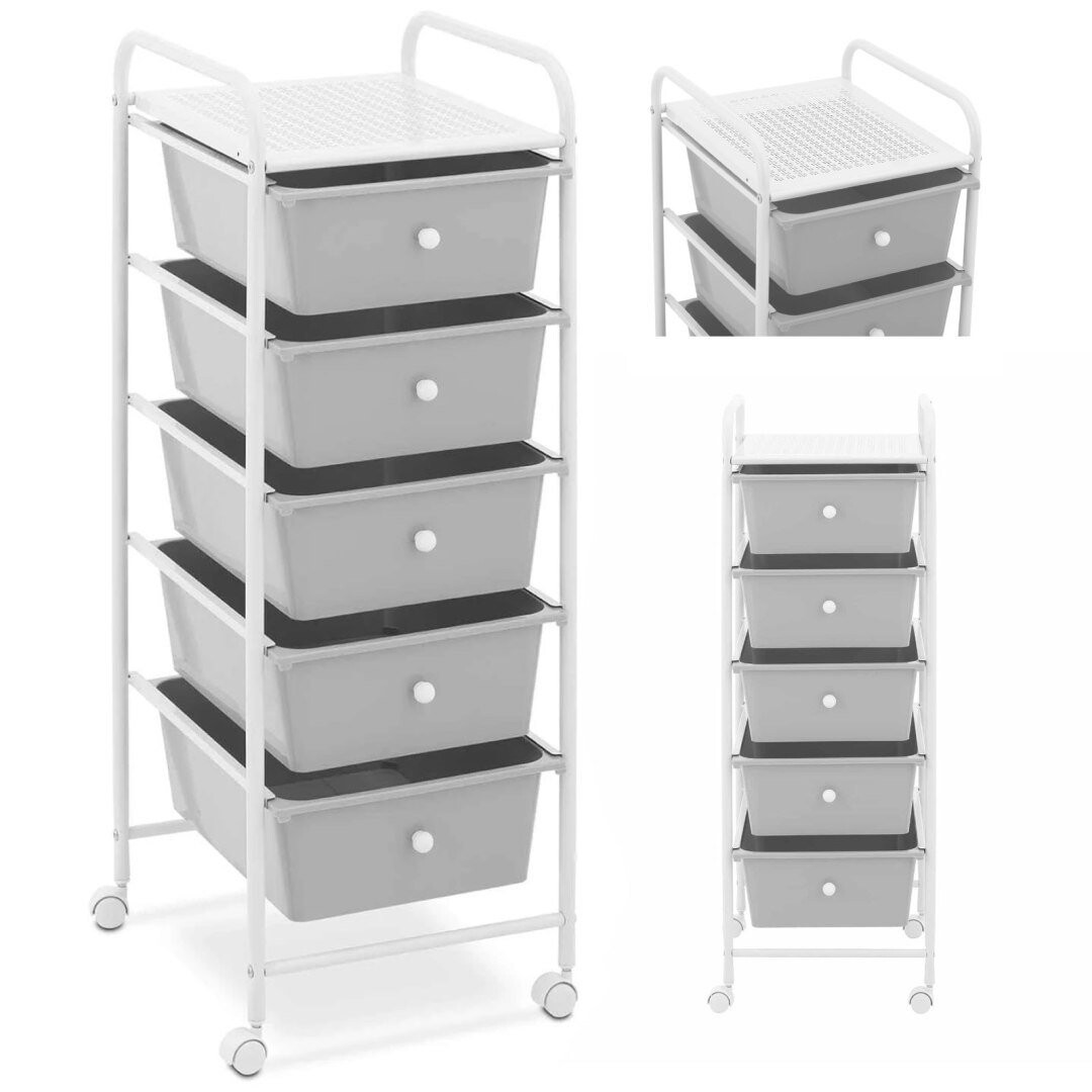 

ТЕЛЕЖКА ДЛЯ ПАРИКМАХЕРСКОЙ КОСМЕТИЧЕСКОЙ С 5 ЯЩИКАМИ Physa