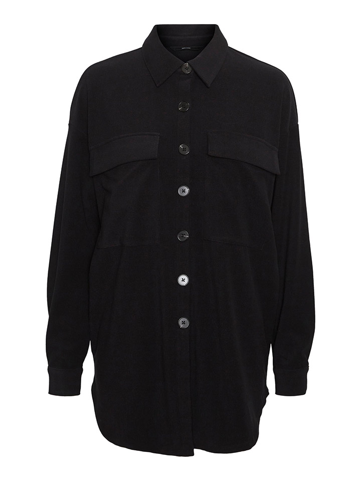Блуза Vero Moda Hemd, черный