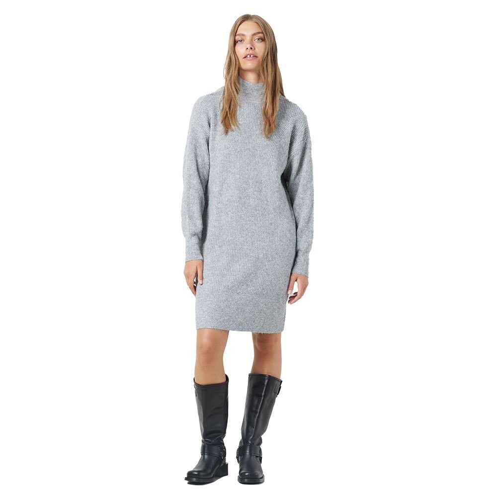 

Платье миди Noisy May Nella Long Sleeve, серый