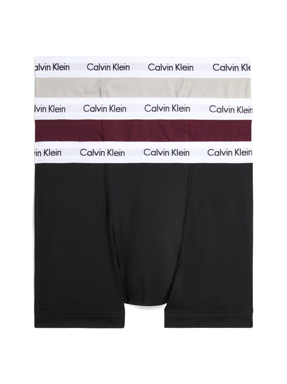 

Обычные боксеры Calvin Klein, бордо/черный