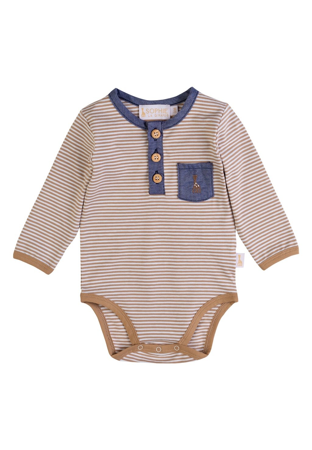 

Боди Sophie la Girafe, цвет tannin