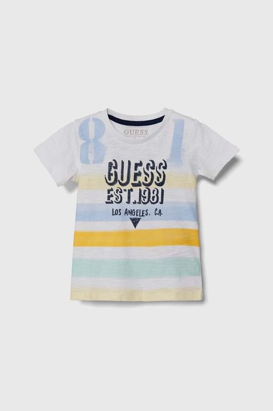 

Guess Детская хлопковая футболка, белый