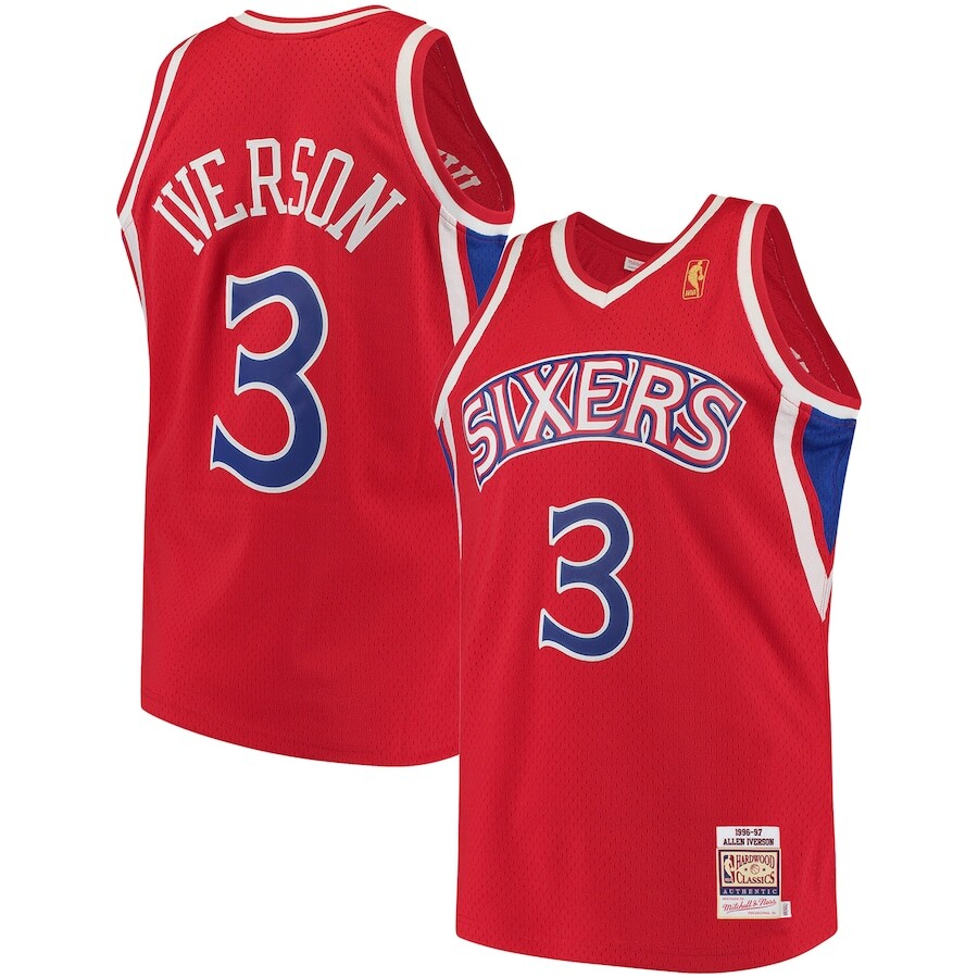 

Джерси Mitchell & Ness Philadelphia 76Ers, красный