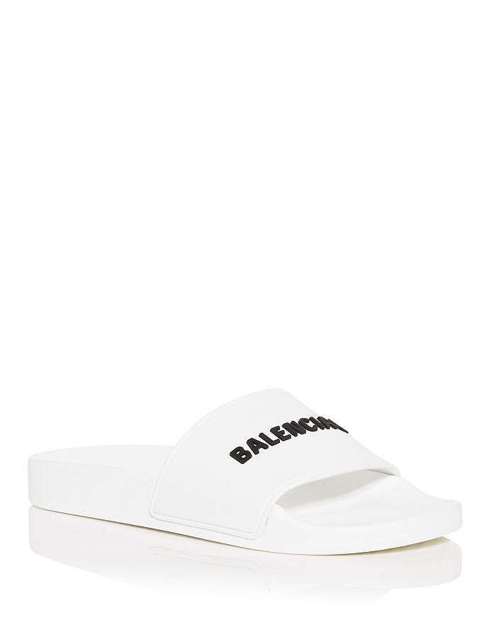 

Женские шлепанцы с логотипом Balenciaga
