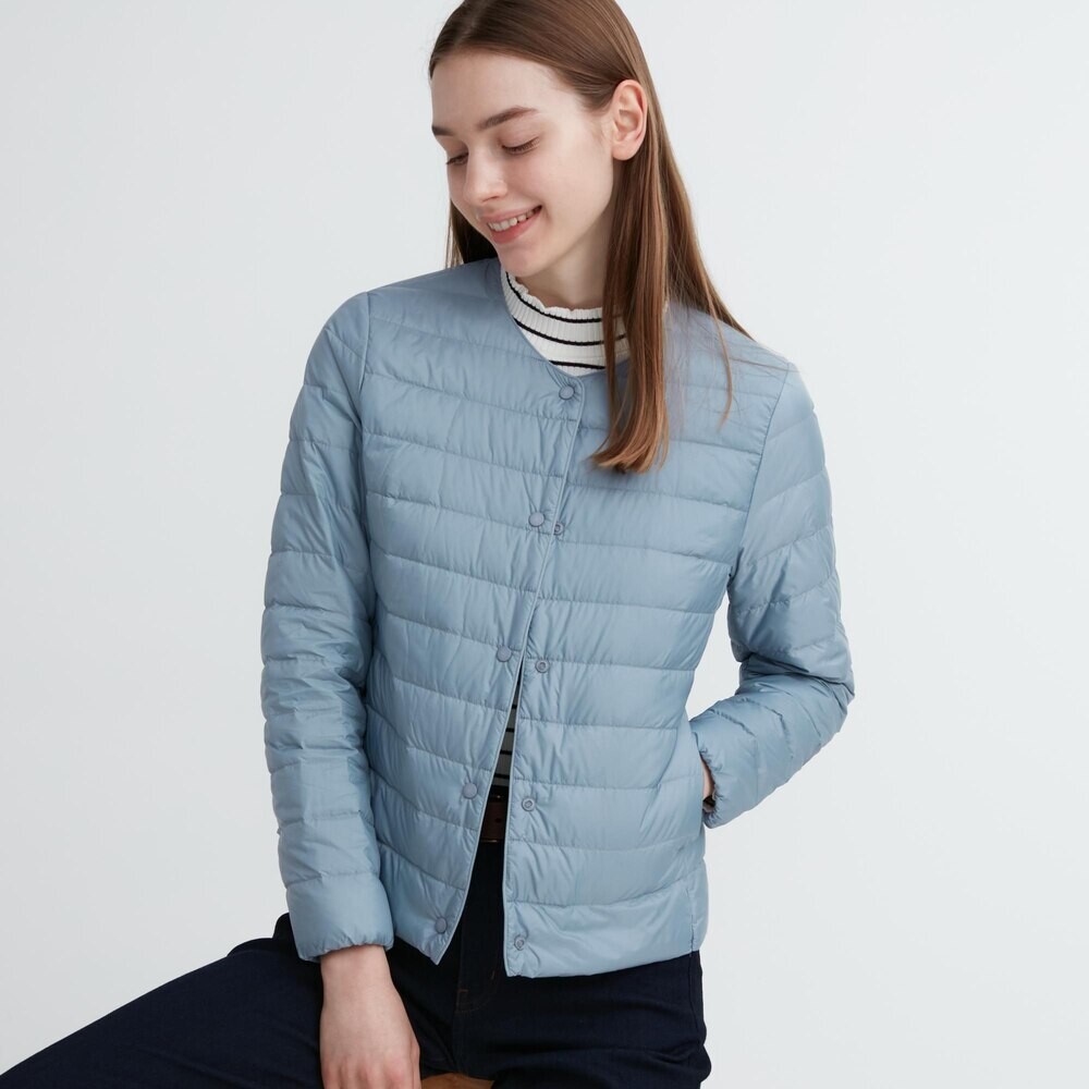 

Куртка Uniqlo пуховая легкая премиум-класса, синий