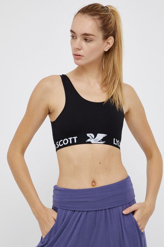 

Спортивный бюстгальтер Lyle & Scott, черный