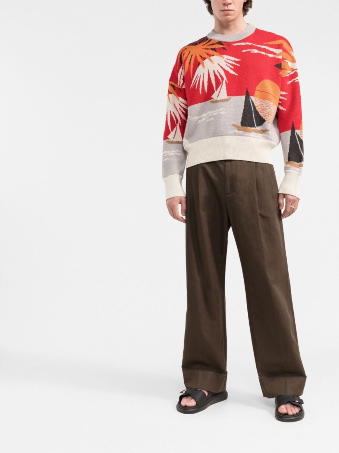 

Palm Angels джемпер Hawaii, серый