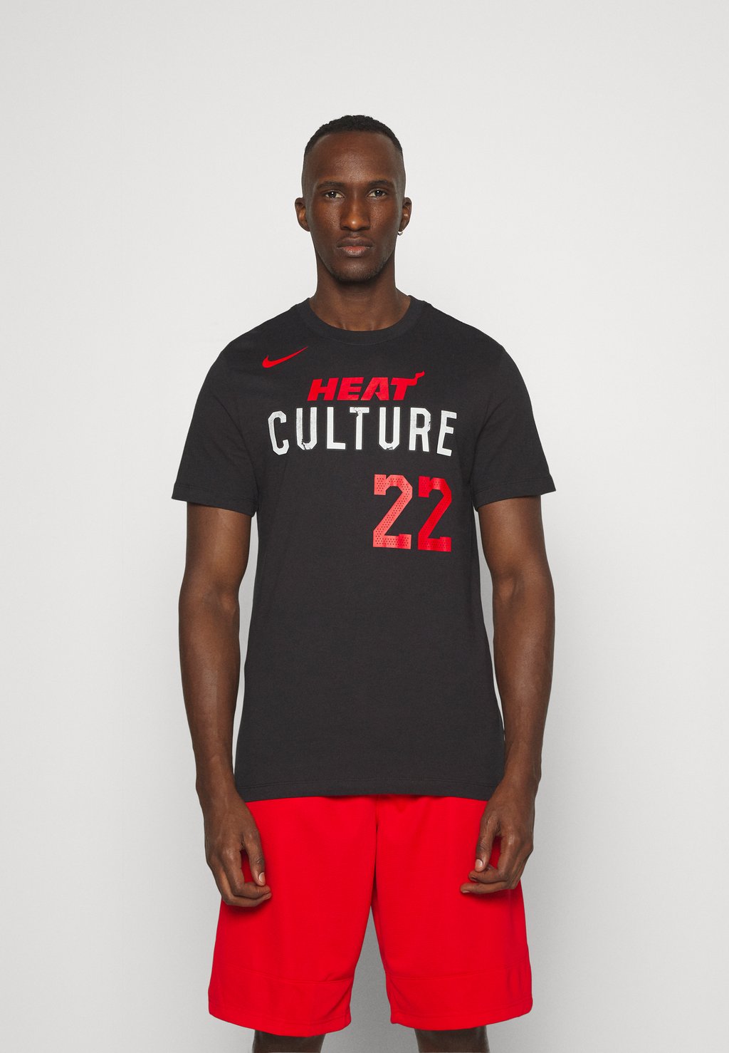 Футболка с принтом Nba Miami Heat Jimmy Butler City Edition Tee Nike, черный