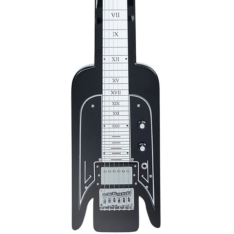 Электрогитара Airline Guitars Lap Steel - Black - Vintage National -inspired Tribute Model - NEW!
