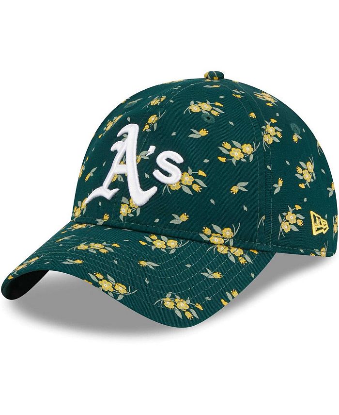 Регулируемая шапка Green Oakland Athletics Bloom 9TWENTY для больших мальчиков и девочек New Era, зеленый мужская камуфляжная футболка oakland athletics club new era