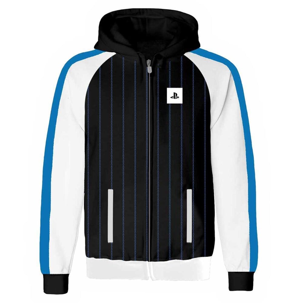 

Толстовка Heroes Playstation Striped Logo Full Zip, черный