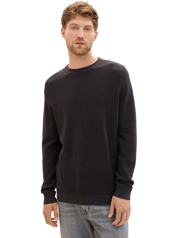 Пуловер Tom Tailor, антрацит пуловер tom tailor strick красный