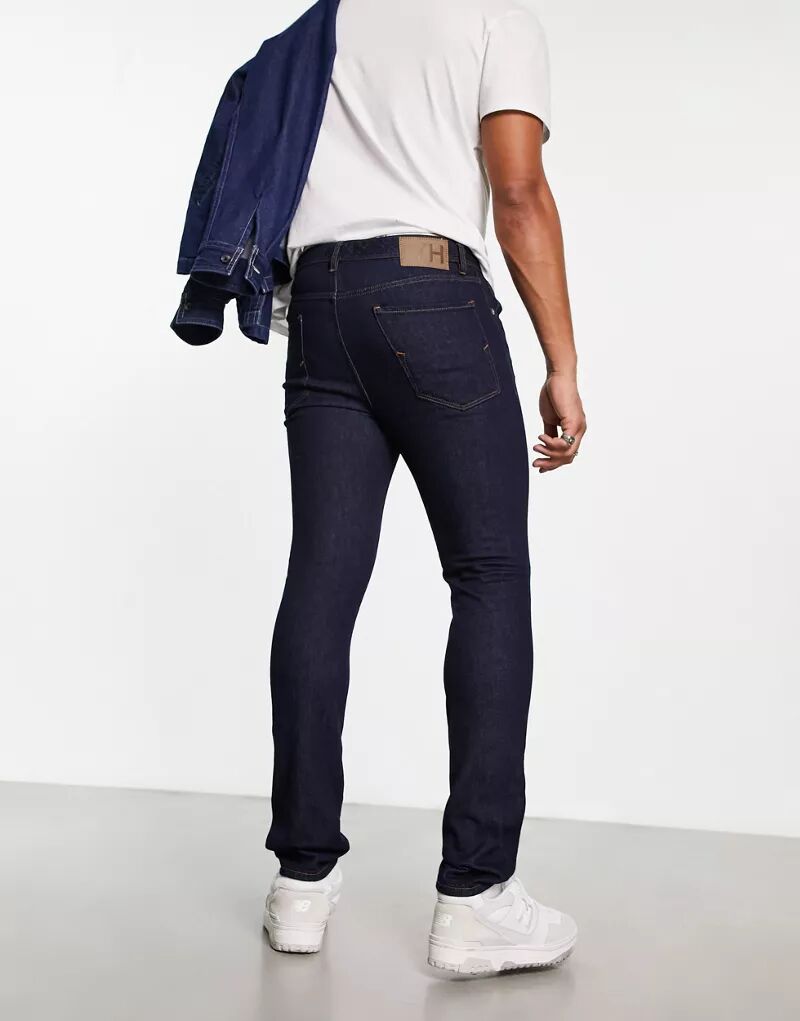 Темно-синие джинсы узкого кроя Selected Homme темно синие узкие джинсы selected homme