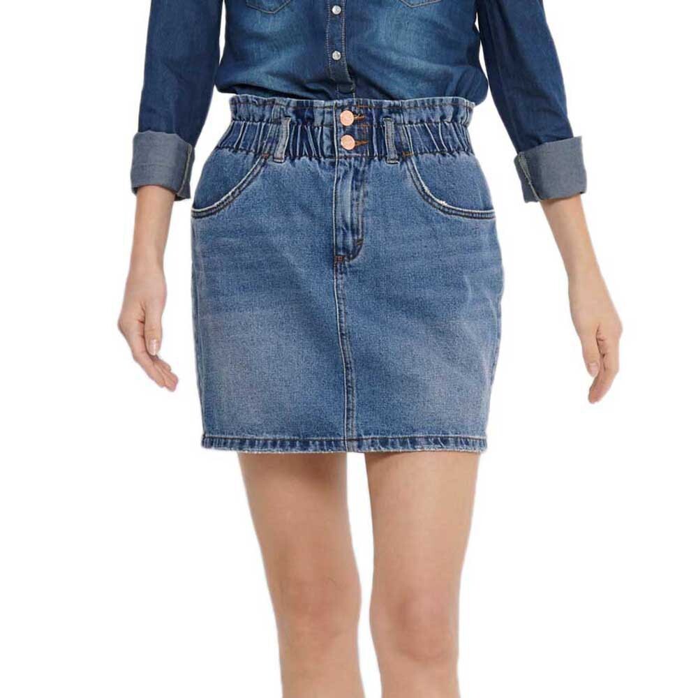 

Юбка Only Millie Hw Mini Paper Denim Gua, синий