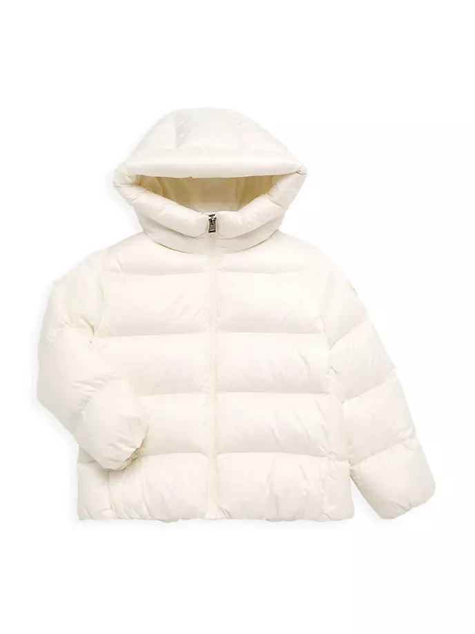 

Пуховик Irina для маленьких девочек и девочек Moncler, цвет natural