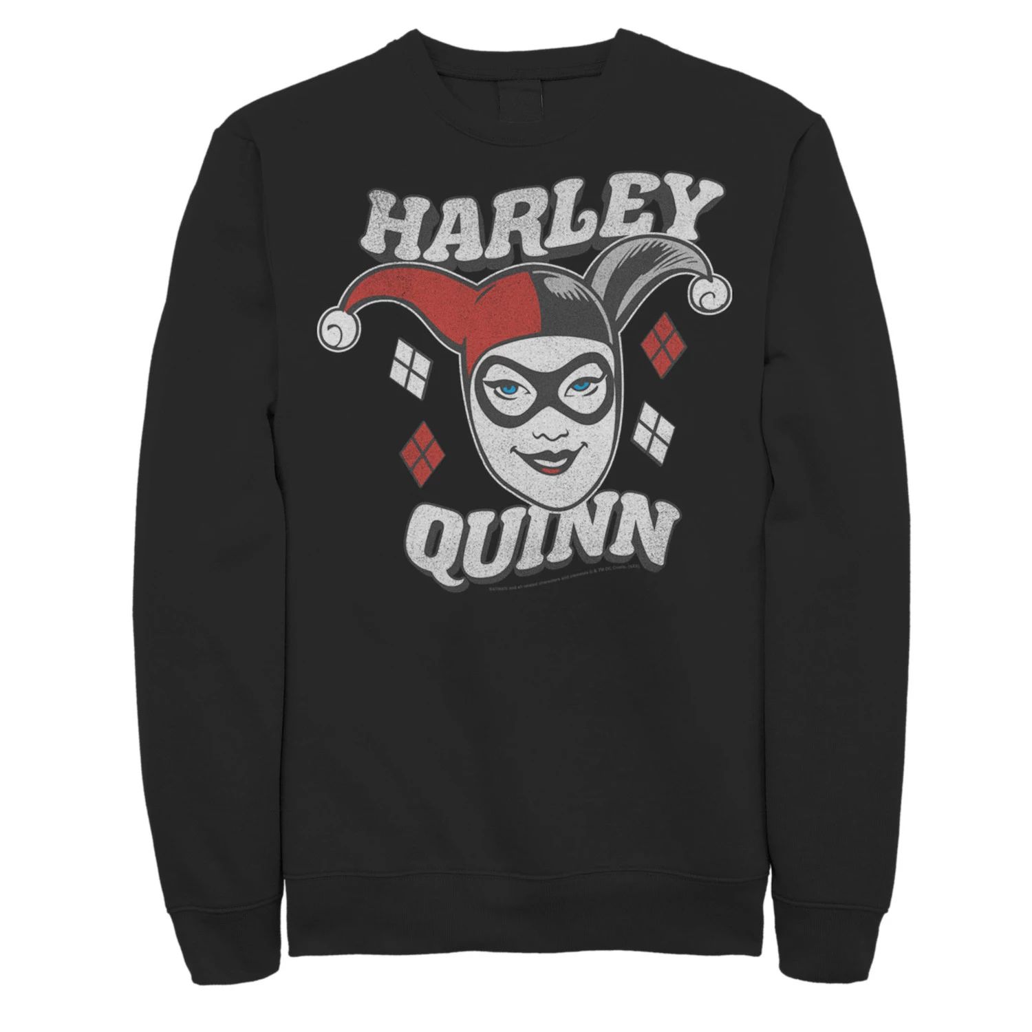 Мужская толстовка Harley Quinn Big Face DC Comics фигурка bendyfigs dc comics harley quinn – возрожденная 19 см