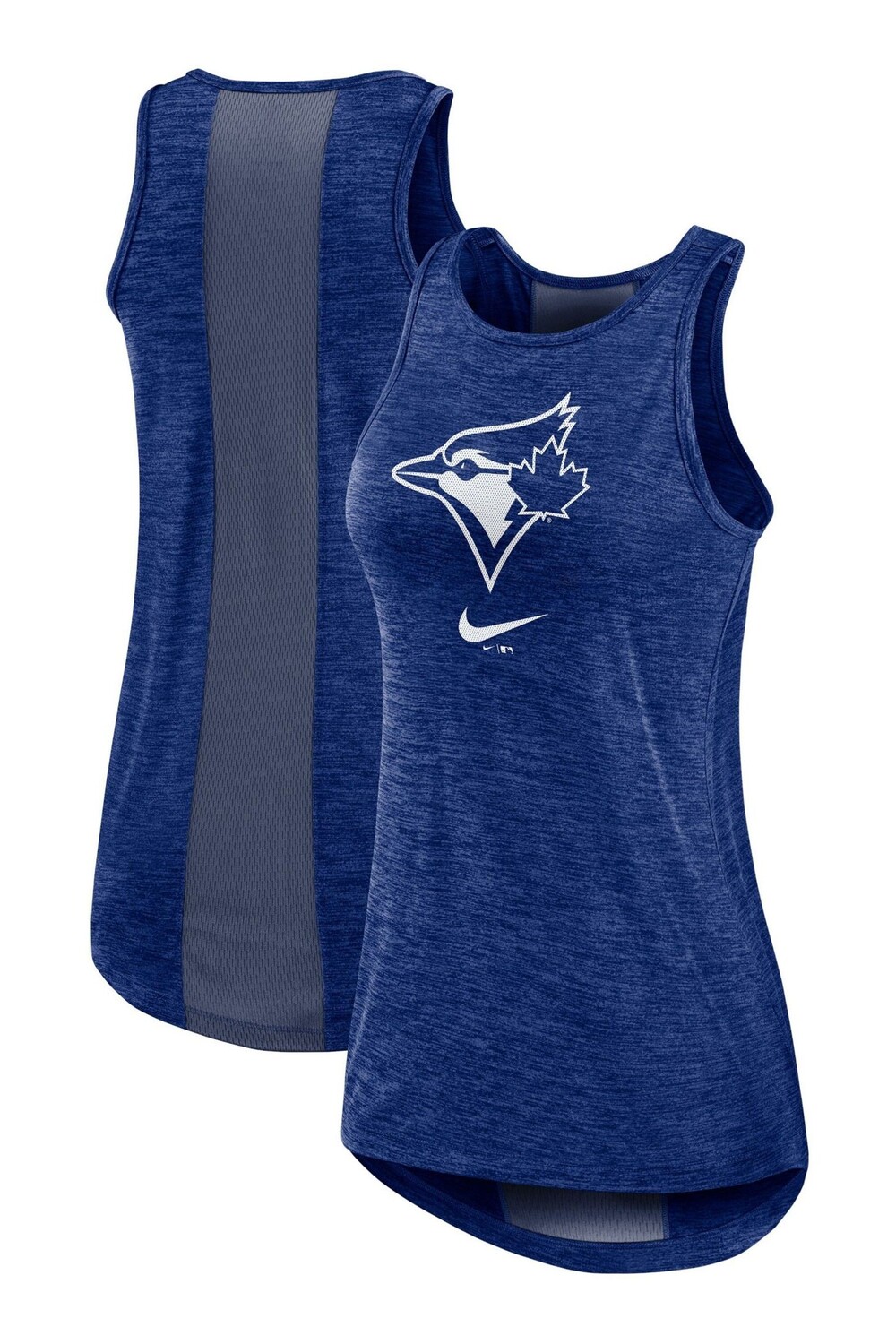 

Синяя футболка без рукавов Toronto Jays с высоким воротником Nike, синий