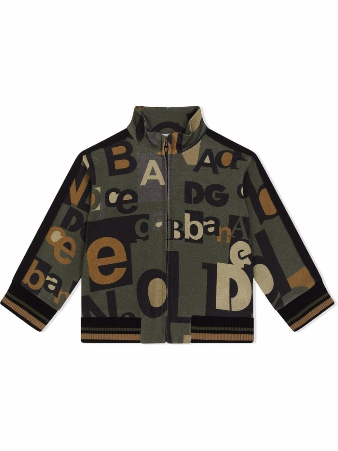 

Спортивная куртка с логотипом Dolce & Gabbana Kids, зеленый