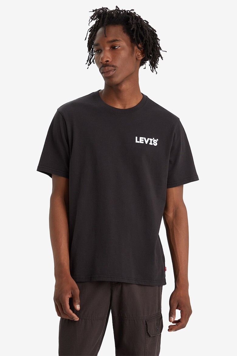 

Хлопковая футболка с логотипом Levi'S, черный
