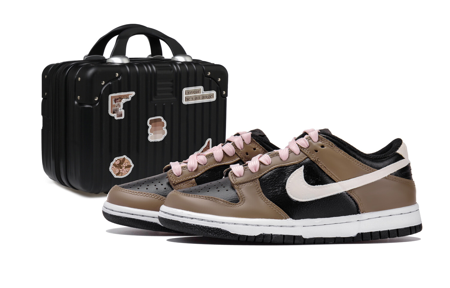 

Мужские кроссовки для скейтбординга Nike Dunk, Black/White/Brown