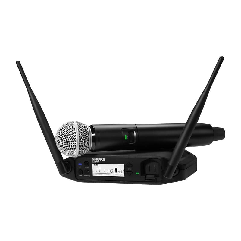 

Микрофон Shure GLXD24+/SM58 Digital Wireless Handheld System w/ SM58 Vocal Microphone