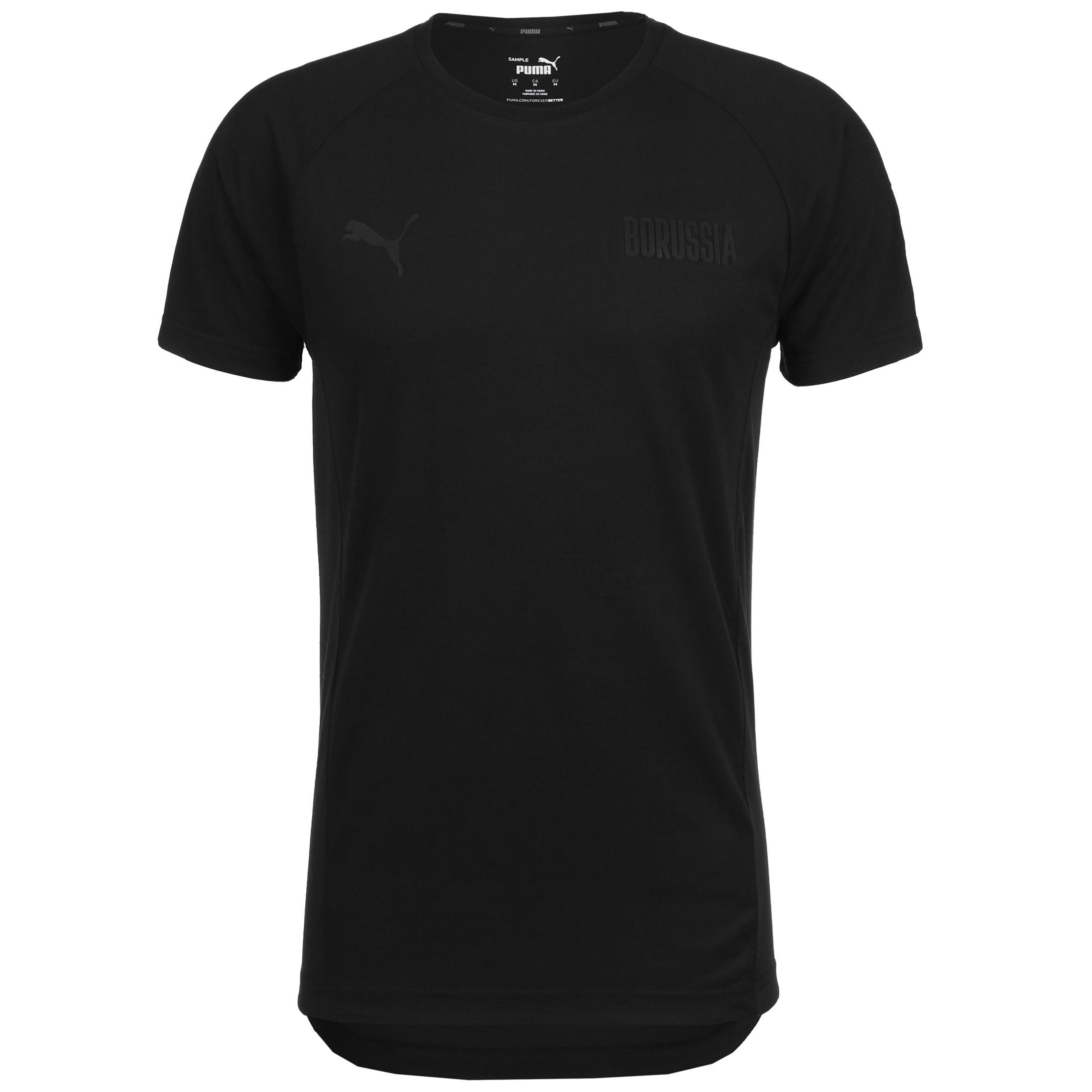 Рубашка Puma Trainingsshirt Borussia Mönchengladbach Evostripe, черный цена и фото