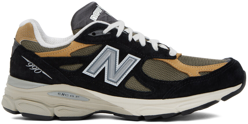 

Черно-коричневые кроссовки Made in USA 990v3 New Balance