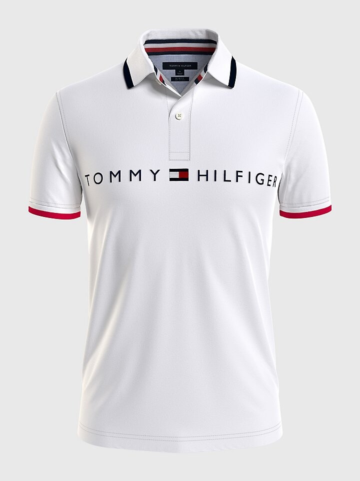 

Поло Slim Fit с логотипом Tommy Tommy Hilfiger