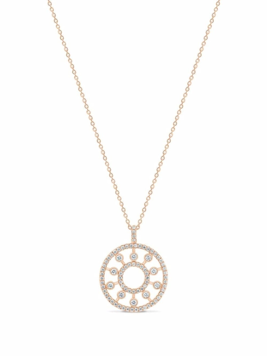 

Колье Dewdrop из розового золота с бриллиантом De Beers Jewellers, розовый