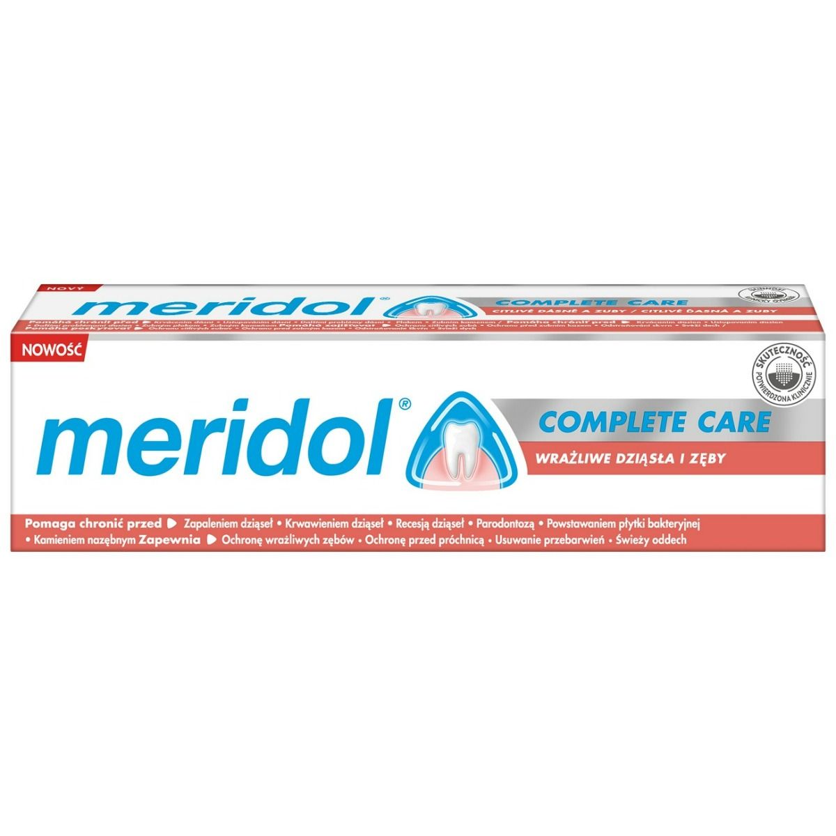 Meridol Complete Care Sensitive Gums&Teeth Зубная паста, 75 ml зубная нить меридол 40 мл meridol