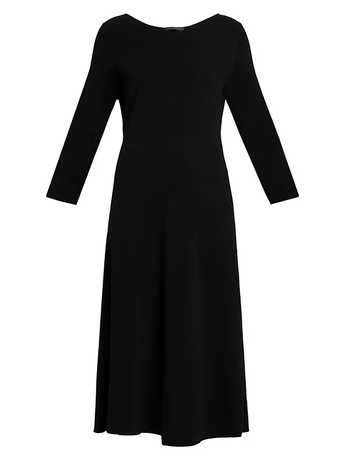 marina marina распылитель камень трапециевидный черный 10 см a970 Трикотажное платье с длинными рукавами Gabrielle Marina Rinaldi, Plus Size, черный