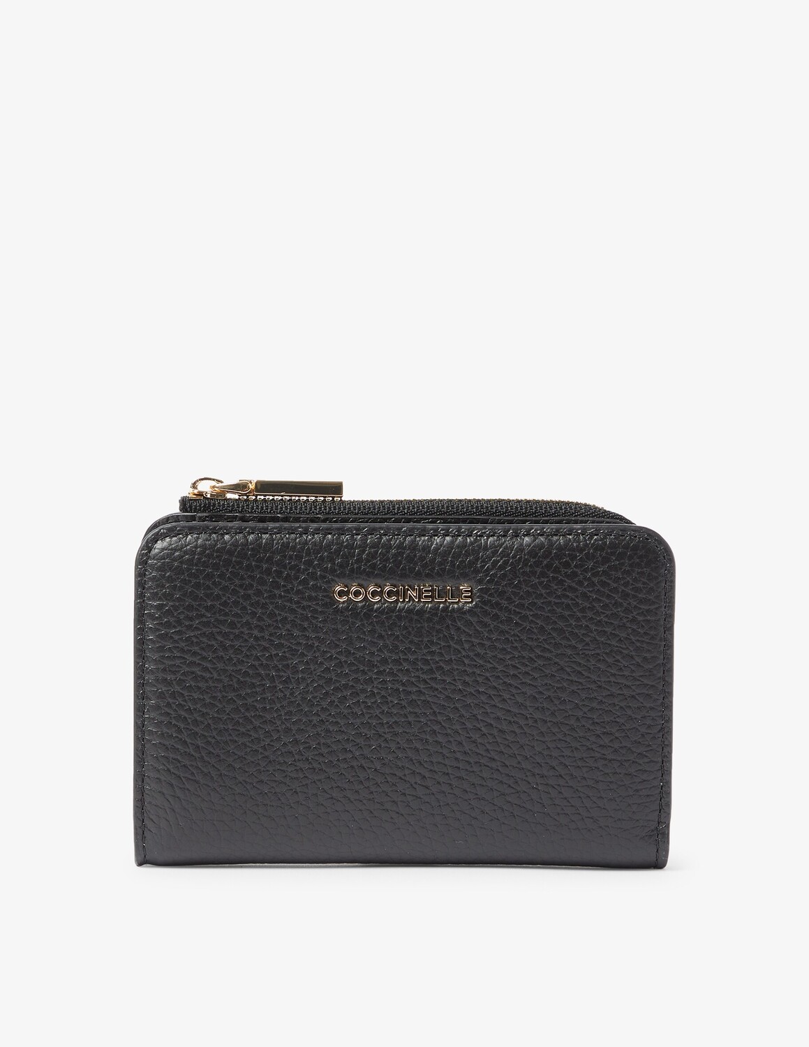 

Металлический мягкий кошелек Coccinelle, черный