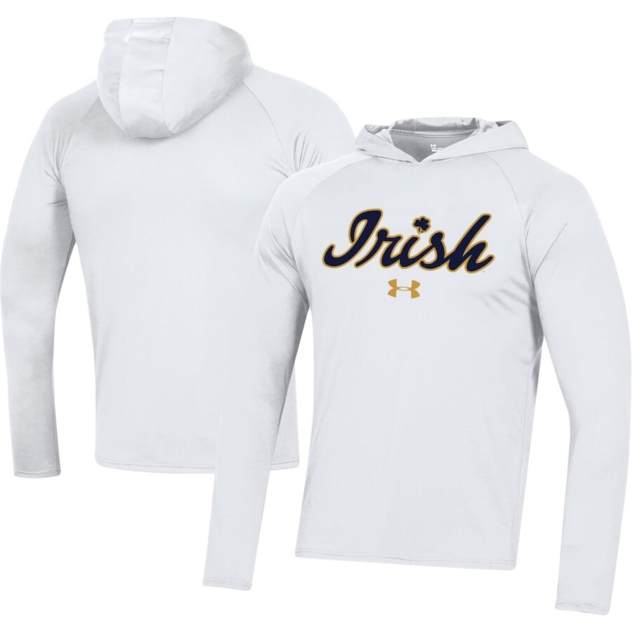 

Футболка с длинным рукавом Under Armour Notre Dame Fighting Irish, белый