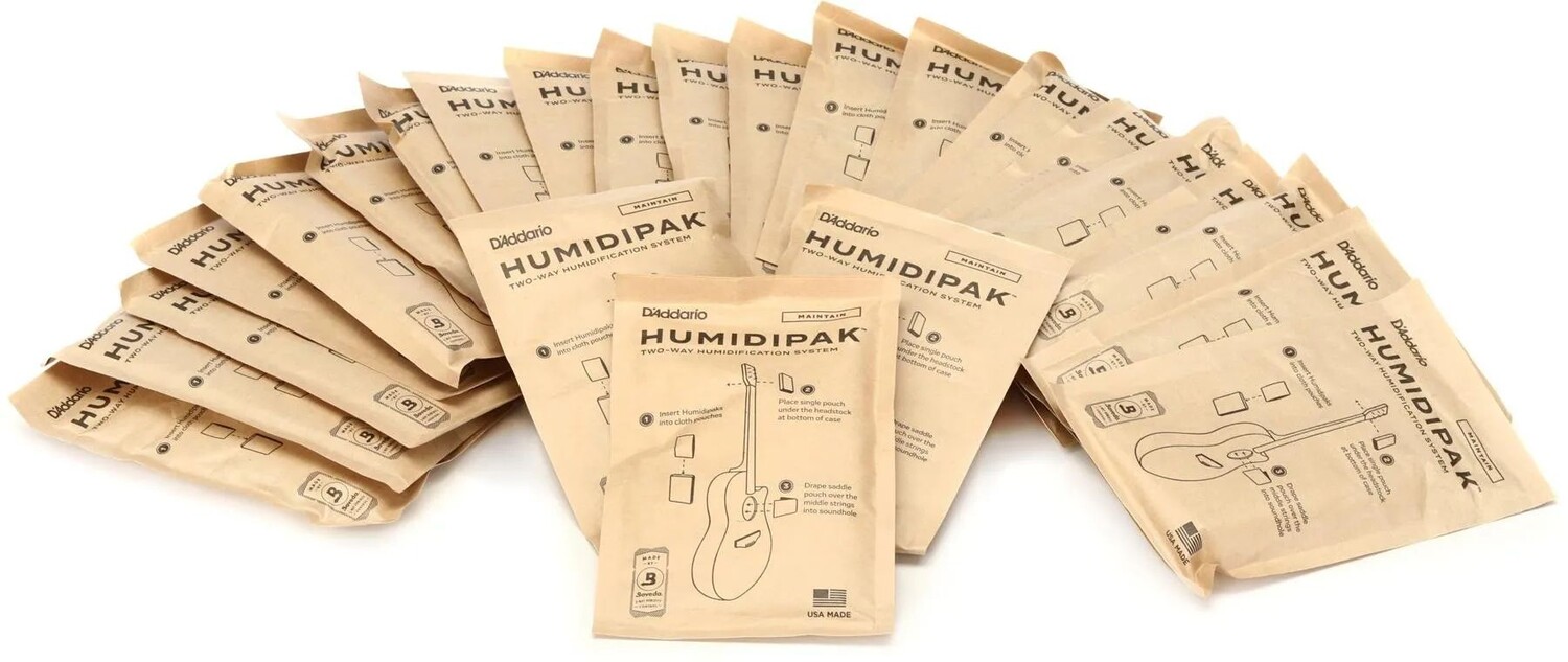 

Новые сменные пакеты D'Addario Humidipak Maintenance (24 шт.)