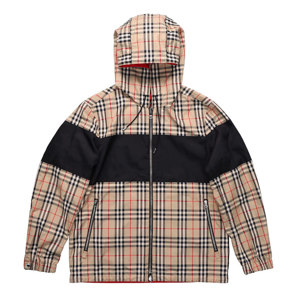 

Куртка Men's Burberry Double Sided Classic Plaid Hooded Jacket Beige, бежевый